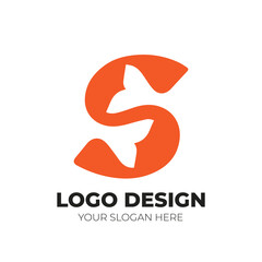 Fototapeta premium Modern Minimalist business logo design