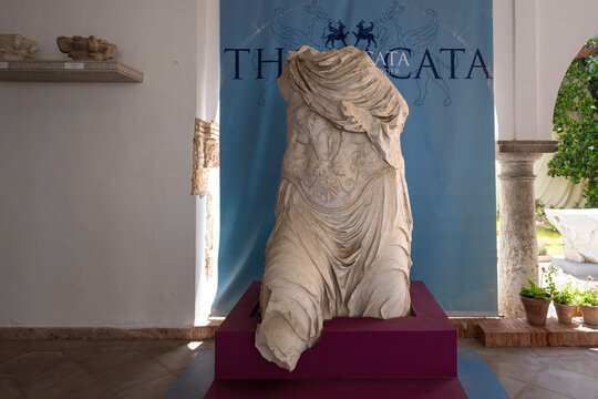 Thoracata of Cordoba (1st century roman sculpture) at Archaeological Museum of Cordoba - Cordoba, Andalusia, Spain
