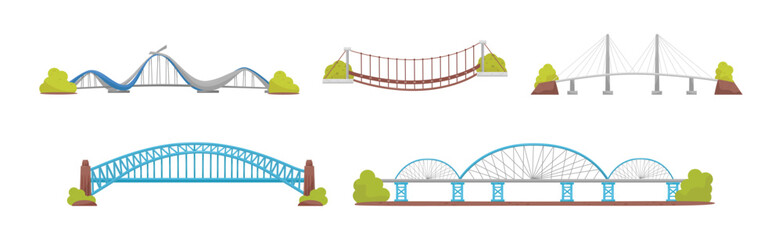 Different Bridge as Structure for Spanning Physical Obstacle Vector Set