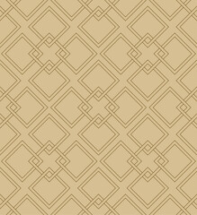 Abstract repeating seamless geometric pattern - 610735072