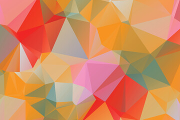 Obraz premium Low Poly vector abstract textured polygonal background. Blurry triangle design. Pattern can be used for background.