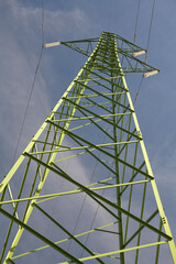 High voltage pylon - Between Passo Dei Pecorei and Greve In Chianti - Tuscany - Italy