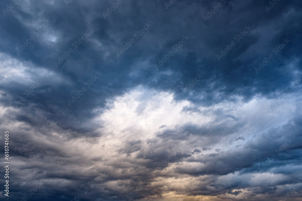 Wall mural beautiful cloudy sky. cloudy sky as abstract background