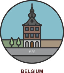 Vise. Cities and towns in Belgium