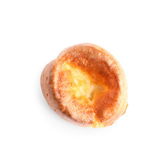 Tasty Yorkshire pudding isolated on white background