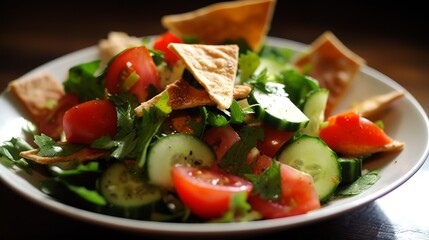 Fresh and Vibrant: Fattoush Salad