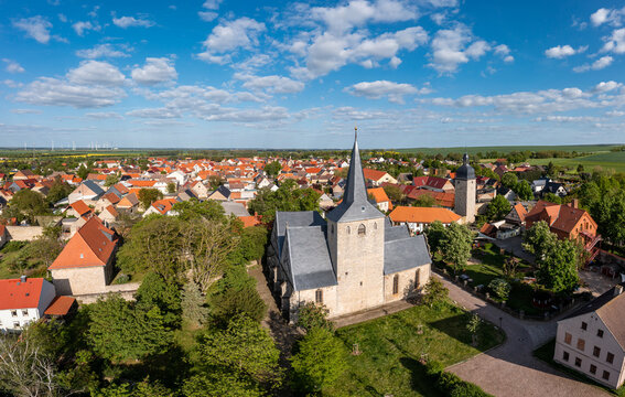 Luftbildaufnahme Kirche Kroppenstedt