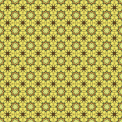 Fototapeta premium Seamless Vintage Mandala Unique Beauty Minimal Template Beautiful Fashion Retro Modern Graphic Cloth Fabric Print Design Texture Shape Concept Wallpaper Background Geometric Art Pattern.