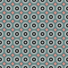 Seamless Vintage Mandala Unique Beauty Minimal Template Beautiful Fashion Retro Modern Graphic Cloth Fabric Print Design Texture Shape Concept Wallpaper Background Geometric Art Pattern.