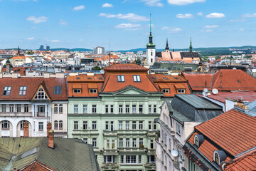 Naklejka na ściany i meble Brno, Czech Republic cityscape