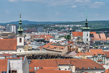 Obraz premium Brno, Czech Republic cityscape