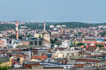 Fototapeta premium Brno, Czech Republic cityscape