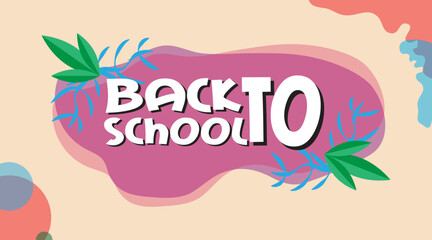 Obraz premium back to school