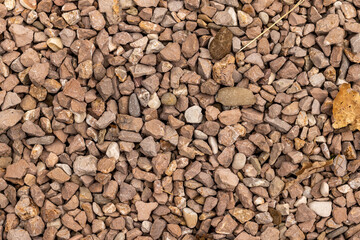 round stones on the ground