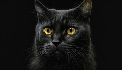 black and white cat wallpaper background