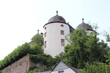 Blick auf das Schloß in Gemünden.