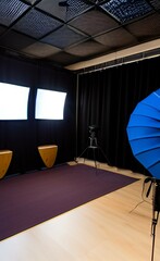 photography studio created with Generative AI
