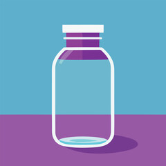 Vector illustration of Reusable Water Bottle