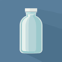 Vector illustration of Reusable Water Bottle