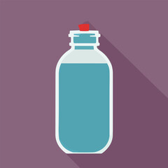 Vector illustration of Reusable Water Bottle