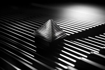 Beauty of abstract forms and textures. Generative AI