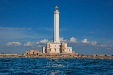 Isola Sant'Andrea Lighthouse - obrazy, fototapety, plakaty