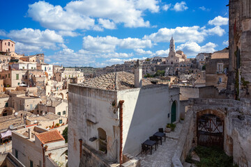 Fototapeta na wymiar View of Matera, Basilicata, Italy