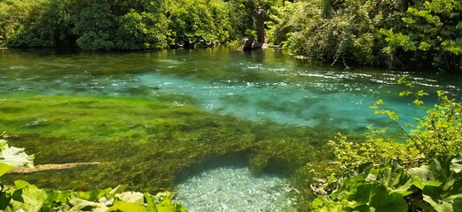 Lake blue eye, beautiful place