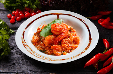 Risotto shrimp