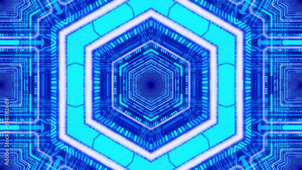 Poster star symmetry. vj loop motion design kaleidoscope background. abstract bg motion graphics 3d symmetr