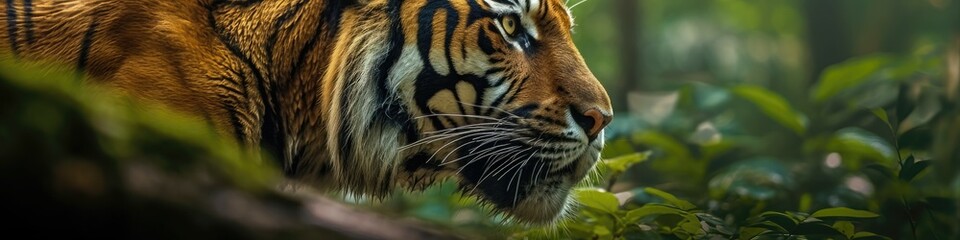 Tiger in the forest - generative AI