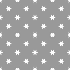 pattern of white stars on a grey background