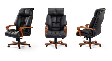office chair isolated on white background