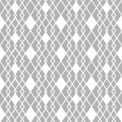 pattern with white rhombus on gray backdrop