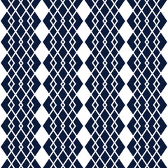 Seamless geometric pattern with rhombus