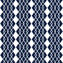 Fototapeta premium Seamless geometric pattern with rhombus