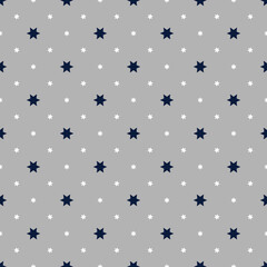 Obraz na płótnie Canvas Seamless pattern of stars. vector illustration