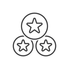 Stars Icon - Rating Icon