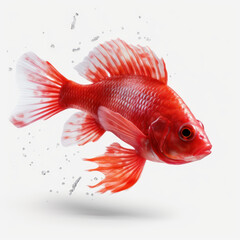 fish isolated on white