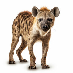 hyena isolated in white background
