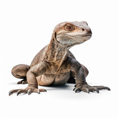 Obraz premium iguana isolated on white