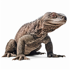 Obraz premium iguana isolated on white