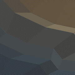 abstract background vector. Vector image of the intersection of planes from lines. Abstraction of lines with a gradient. Background, poster.