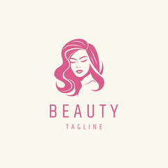 Beauty logo design vector illustration