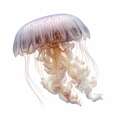 jelly fish isolated in a white background