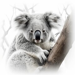 Captivating Koala in its Natural Habitat - Generative AI