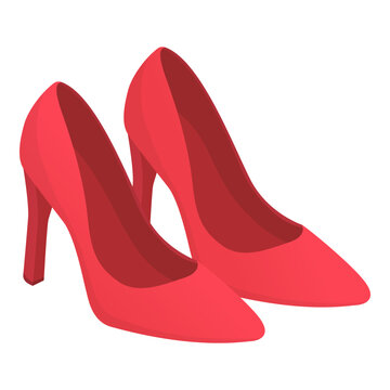 recommend clip art: Elegant high heel woman shoes