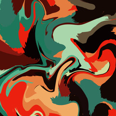 Abstract Classic Pattern Ornament. Colorfull abstract backround. Geometric Pattern for Design, Wallpaper, Fashion Print, Trendy Decor, Home Textile, Retro Decor. Vector.