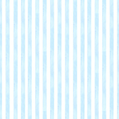 Seamless striped pattern. Blue background. Texture watercolor paint stains. Hand drawn backdrop. Pastel color. For textile, print, wallpaper