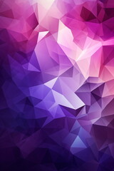 Fototapeta premium Abstrakter Polygon Hintergrund Cyberspace - mit KI erstellt